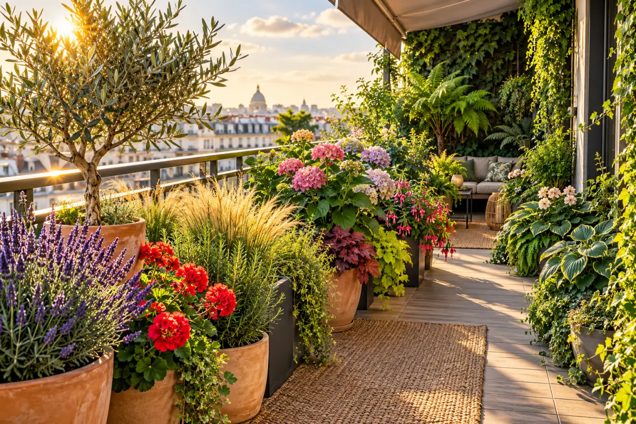 Plante d’extérieur pour balcon : du soleil à l’ombre, choisir sans se tromper