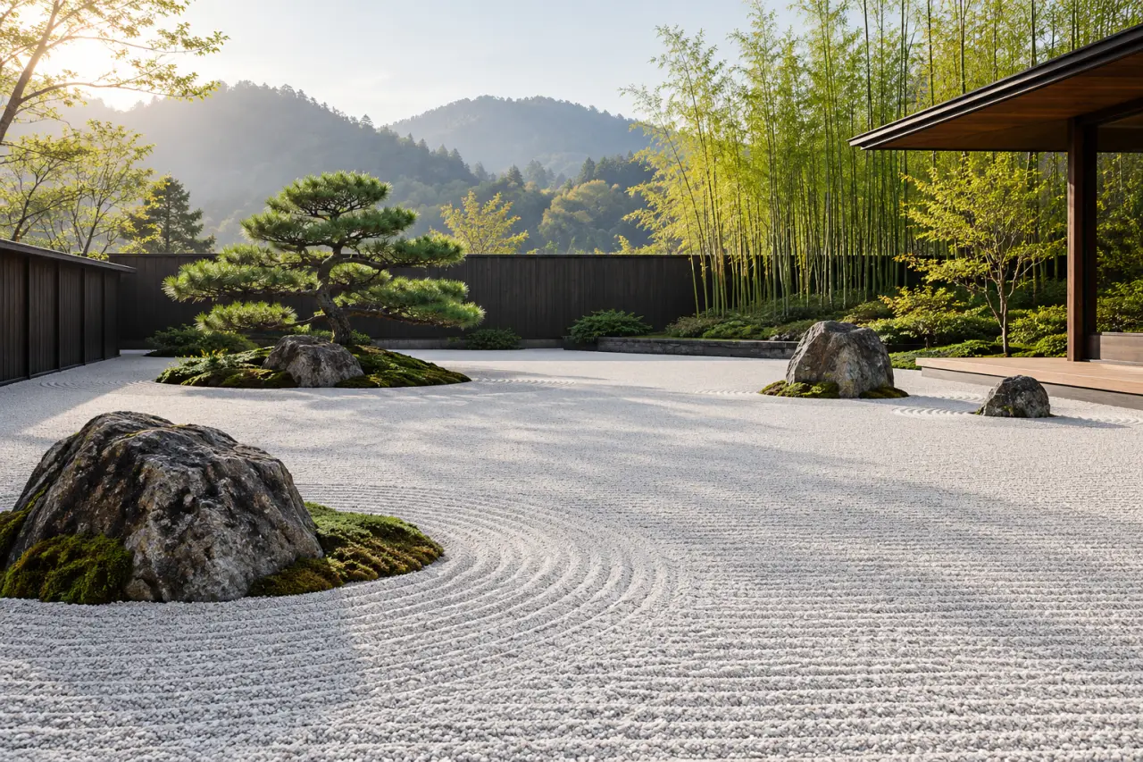 Faire un jardin zen : des pierres, du vide et moins d’entretien