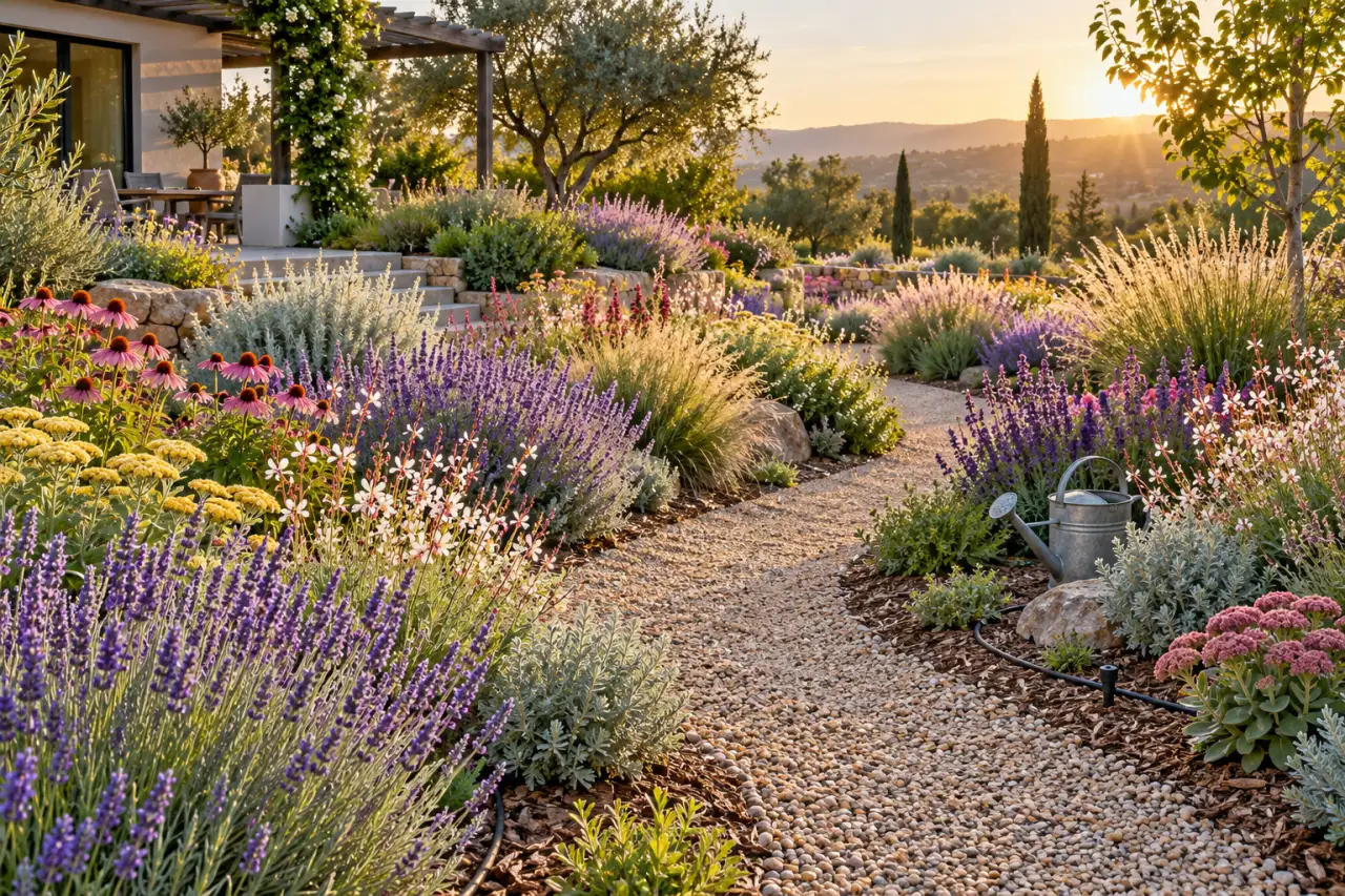 Plantes résistantes à la sécheresse : des massifs fleuris, pas une promesse de zéro arrosage